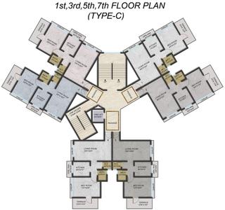 Project Image of 455.0 - 624.0 Sq.ft 1 BHK Apartment for buy in Shamiks Ashtavinayak First Phase