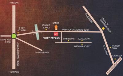 Project Image of 355.0 - 473.0 Sq.ft 1 BHK Apartment for buy in Chandan Shree Dreams