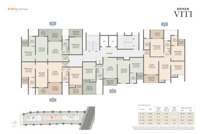 Project Image of 777.9 - 1114.0 Sq.ft 2 BHK Apartment for buy in Rohan Viti