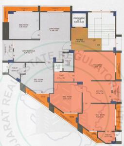 Project Image of 540.46 - 553.37 Sq.ft 2 BHK Apartment for buy in Shiv Padmaprabhu Residency