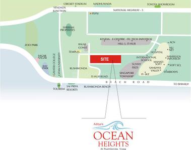 Project Image of 2200.0 - 2640.0 Sq.ft 3 BHK Apartment for buy in Aditya Ocean Heights
