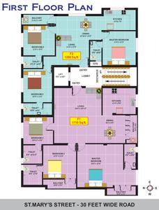 Project Image of 936.0 - 1710.0 Sq.ft 2 BHK Apartment for buy in Eeshani Naadhira