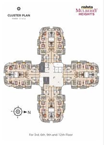 Project Image of 803.0 - 1473.0 Sq.ft 2 BHK Apartment for buy in Rishita Mulberry Heights