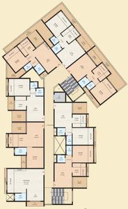 Project Image of 256.0 - 379.0 Sq.ft 1 RK Apartment for buy in Golden Corner