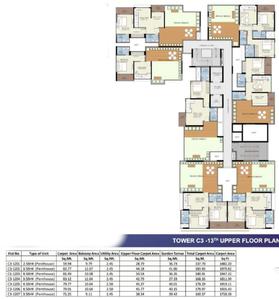 Project Image of 661.56 - 1996.18 Sq.ft 1.5 BHK Apartment for buy in Goel Newtown Ph 3 C Bldg
