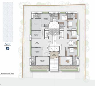Project Image of 0.0 - 1611.68 Sq.ft 4 BHK Apartment for buy in Araiya Aikya Two