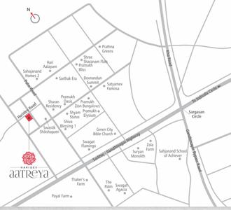 Project Image of 2300 Sq.ft 3 BHK Apartment / Flat for sale in Sargasan for Rs. 10000000