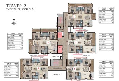 Project Image of 2460.0 - 2755.0 Sq.ft 3 BHK Apartment for buy in Rubrick Meluha
