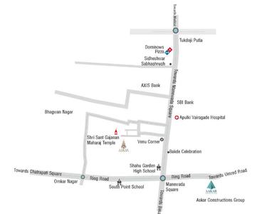 Project Image of 1025.0 - 1075.0 Sq.ft 2 BHK Apartment for buy in Aakar Residency