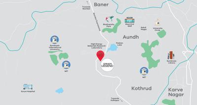 Project Image of 1892 Sq.ft 3 BHK Apartment / Flat for sale in Bavdhan for Rs. 16900000