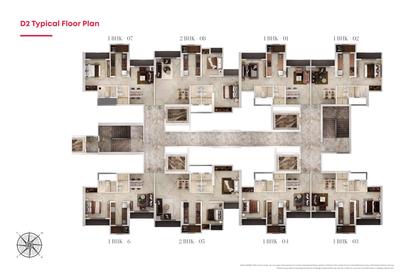 Project Image of 401.28 - 720.0 Sq.ft 1 BHK Apartment for buy in Vihang Evana D 2