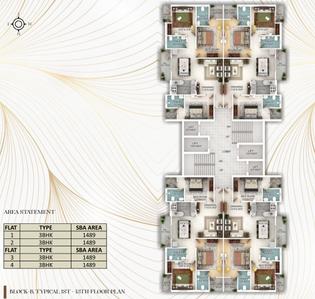 Project Image of 1489.0 - 3400.0 Sq.ft 3 BHK Apartment for buy in Shridhar Siddhartha Maison