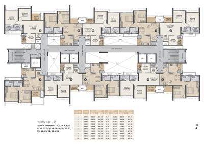 Project Image of 616.0 - 968.0 Sq.ft 2 BHK Apartment for buy in VTP Volare