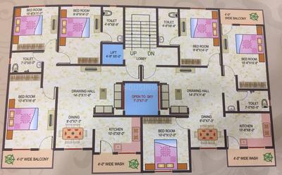 Project Image of 0.0 - 1260.0 Sq.ft 3 BHK Apartment for buy in Ayush Infra Group Enclave 3
