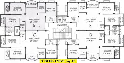 Project Image of 550.0 - 1650.0 Sq.ft 1 BHK Apartment for buy in Aranyak Banabithi