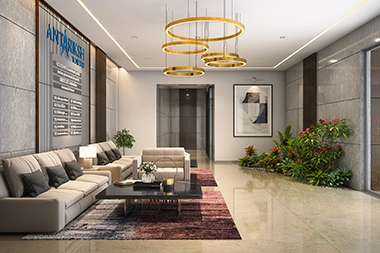 Project Image of 877.0 - 1403.0 Sq.ft 2 BHK Apartment for buy in Aum Antriksh Towers