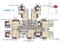 Keya Spring Block B Cluster Plan For Typical Floor 3