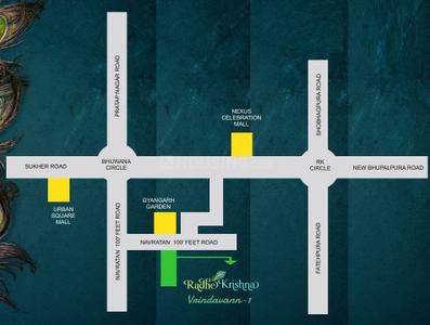 Project Image of 1034.41 - 1680.68 Sq.ft 3 BHK Apartment for buy in Mahalaxmi Radhe Krishna Vrindavann 1