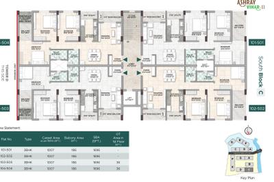 Project Image of 1309.0 - 1696.0 Sq.ft 2 BHK Apartment for buy in Ashray Vihar Phase II