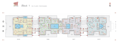 Project Image of 1111.0 - 2020.0 Sq.ft 2 BHK Apartment for buy in Appaswamy Cityside