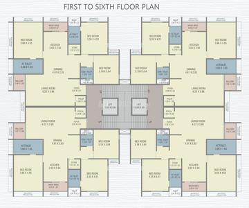 Project Image of 1229.56 - 1861.4 Sq.ft 3 BHK Apartment for buy in Anirudh Midtown