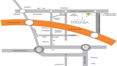 Project Image of 1150.0 - 2215.0 Sq.ft 2 BHK Apartment for buy in Prime Titania