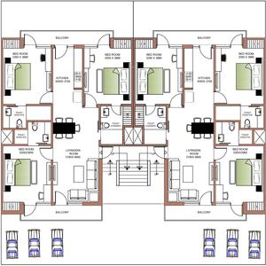 Project Image of 0.0 - 2450.0 Sq.ft 3 BHK Apartment for buy in Gambhir Lakeview