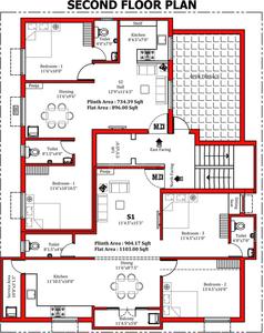 Project Image of 768.0 - 1023.0 Sq.ft 2 BHK Apartment for buy in JKB Royal Orchid