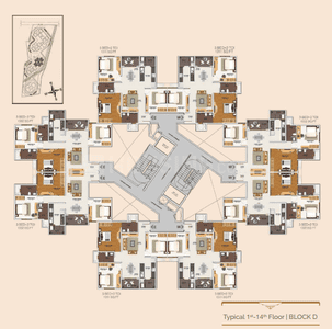 Project Image of 615.0 - 1533.0 Sq.ft 1 BHK Apartment for buy in Skylark Royaume