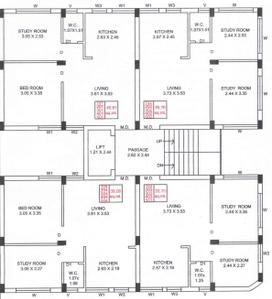Project Image of 378.35 - 439.28 Sq.ft 2 BHK Apartment for buy in Alpesh Parsana Haridarshan Apartment