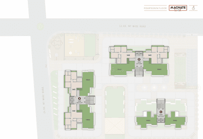 Project Image of 814.0 - 852.29 Sq.ft 3 BHK Apartment for buy in Motherland Magnate Lavish