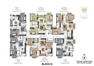 Project Image of 977.0 - 1420.0 Sq.ft 2 BHK Apartment for buy in LML Luxe One