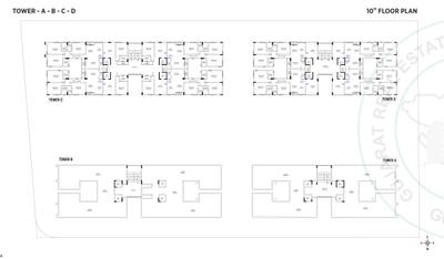 Project Image of 1000.61 - 1306.31 Sq.ft 3 BHK Apartment for buy in Meet Kasturi Meridian