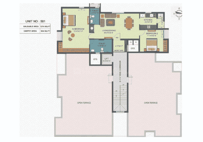 Project Image of 834.85 - 934.0 Sq.ft 2 BHK Apartment for buy in XS Real Magnus