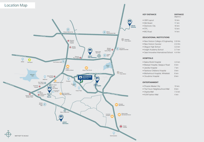 Project Image of 1475.0 - 1860.0 Sq.ft 2.5 BHK Apartment for buy in Adarsh Parkland Phase 2