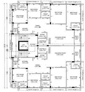Project Image of 1399.0 - 2619.0 Sq.ft 4 BHK Apartment for buy in Shree Residency