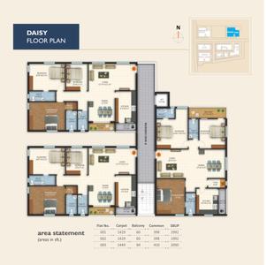 Project Image of 935.0 - 2088.0 Sq.ft 2 BHK Apartment for buy in Gk Festoon