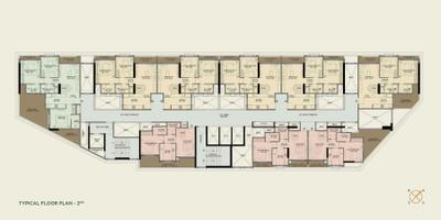Project Image of 604.82 - 645.4 Sq.ft 2 BHK Apartment for buy in Trescon Triveni Pearl