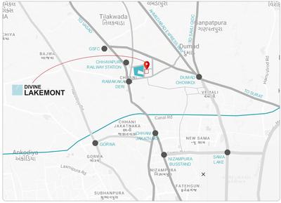 Project Image of 0.0 - 850.0 Sq.ft 2 BHK Apartment for buy in Divine Lakemont