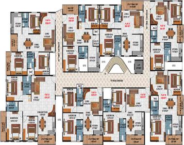 Project Image of 930.0 - 1570.0 Sq.ft 2 BHK Apartment for buy in SLV Sapphire