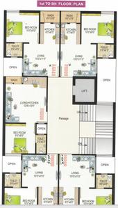 Project Image of 249.18 - 255.64 Sq.ft 1 BHK Apartment for buy in Aadinath Kalash