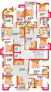 Madhusudan Arbinda Complex Block B Typical Cluster Plan 1