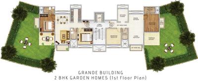 Project Image of 602.0 - 1530.0 Sq.ft 1 BHK Apartment for buy in Landmark Casa Unico Phase 1