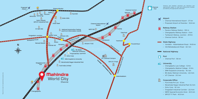 Project Image of 560.0 - 610.0 Sq.ft 1 BHK Apartment for buy in Mahindra Happinest