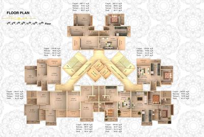 Project Image of 359.08 - 566.07 Sq.ft 1 BHK Apartment for buy in Sarvoday Onyx