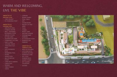 Project Image of 786.52 - 1972.27 Sq.ft 3 BHK Apartment for buy in Sahakar The Vibe