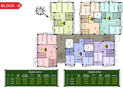 Project Image of 960.0 - 1511.0 Sq.ft 2 BHK Apartment for buy in M R Aashiana