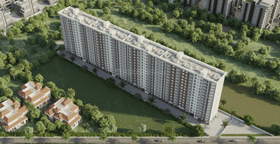 Project Image of 592.0 - 623.0 Sq.ft 2 BHK Apartment for buy in Santiago Skyarc