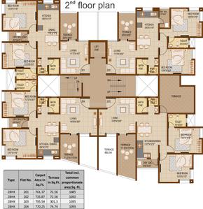 Project Image of 270.0 - 1078.0 Sq.ft 1 RK Apartment for buy in SG Rainbow