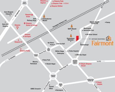 Project Image of 531.09 - 847.34 Sq.ft 2 BHK Apartment for buy in Shyam Shayona Fairmont